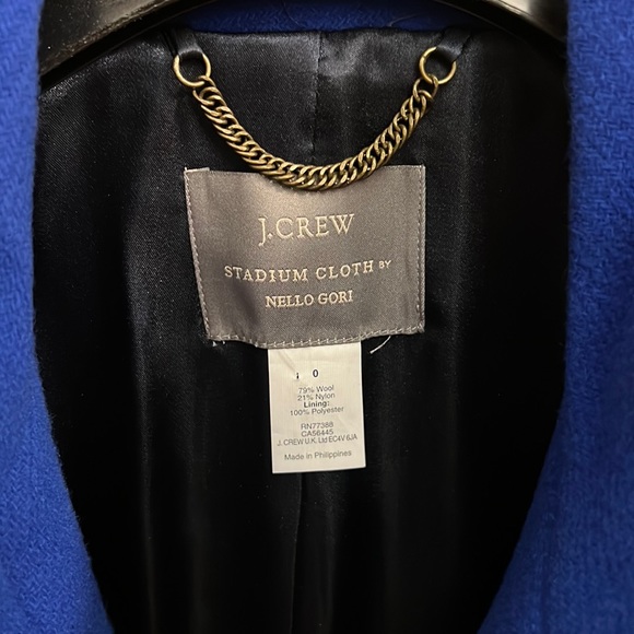 J. Crew Wool Coat in Royal Blue - Picture 5 of 8